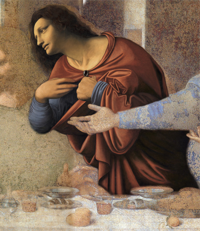 最後の晩餐　ピリポ　復元完成